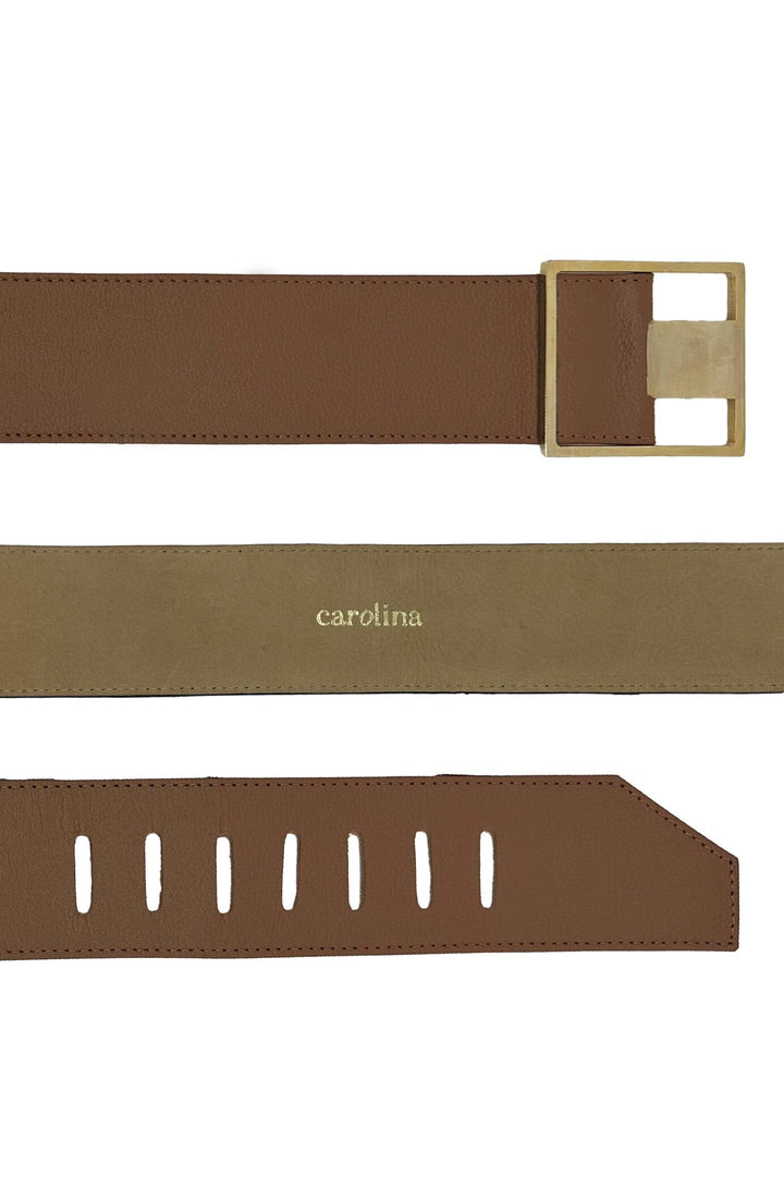 Andrea Belt Tan Soft Leather Belts