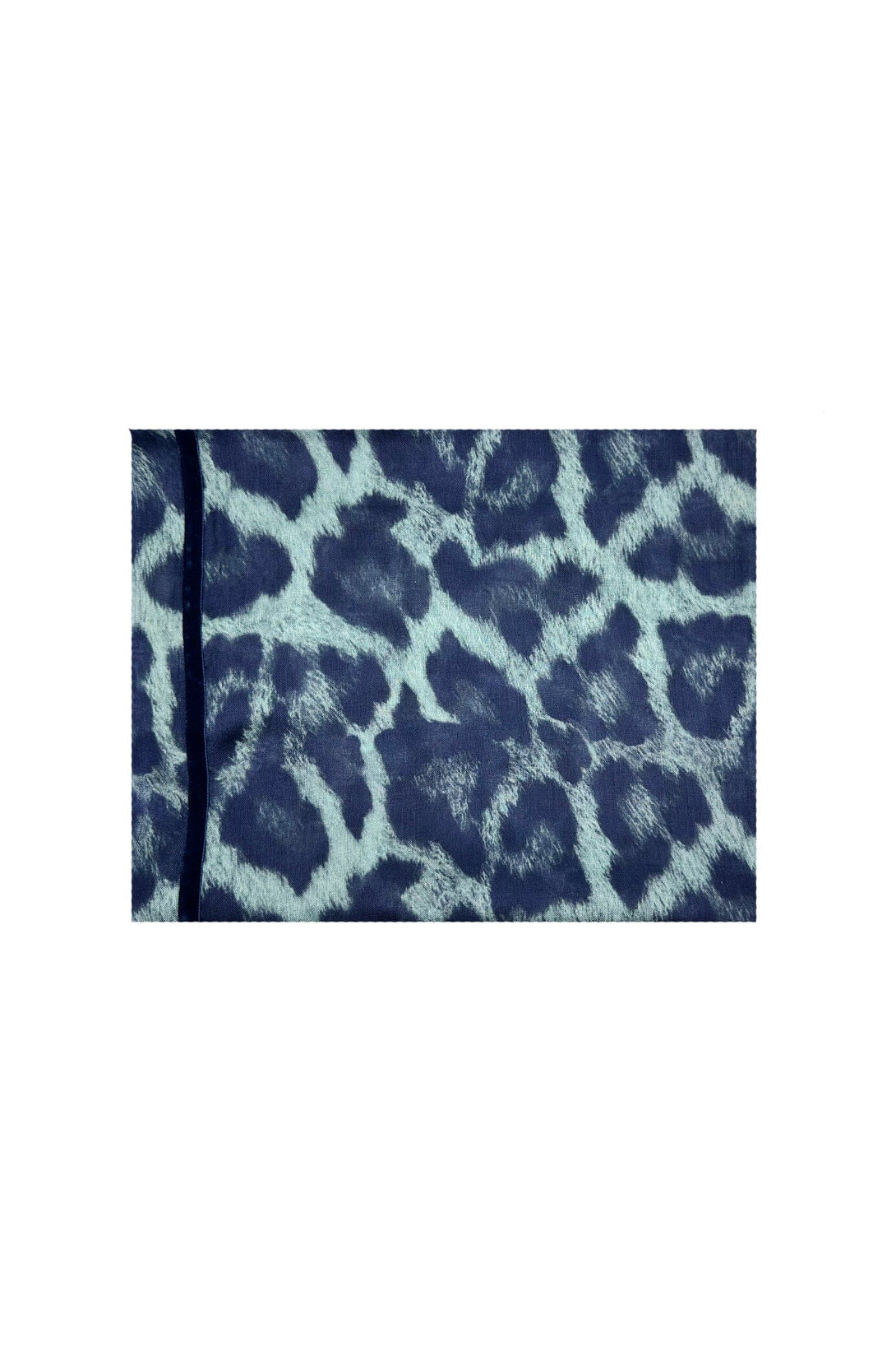 Anika Animal Print Modal Scarf Slate Blue Scarves