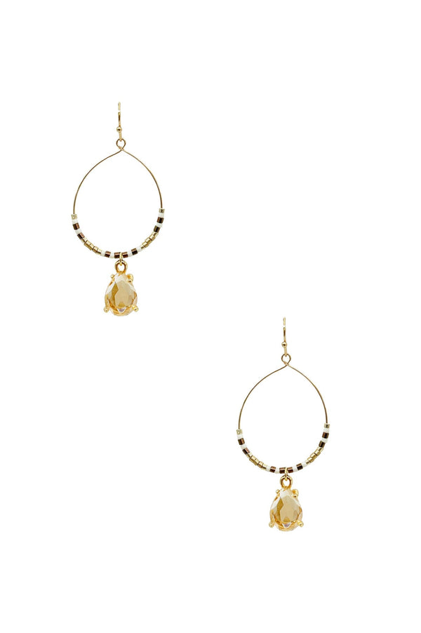 Arden Earrings Champagne Earrings