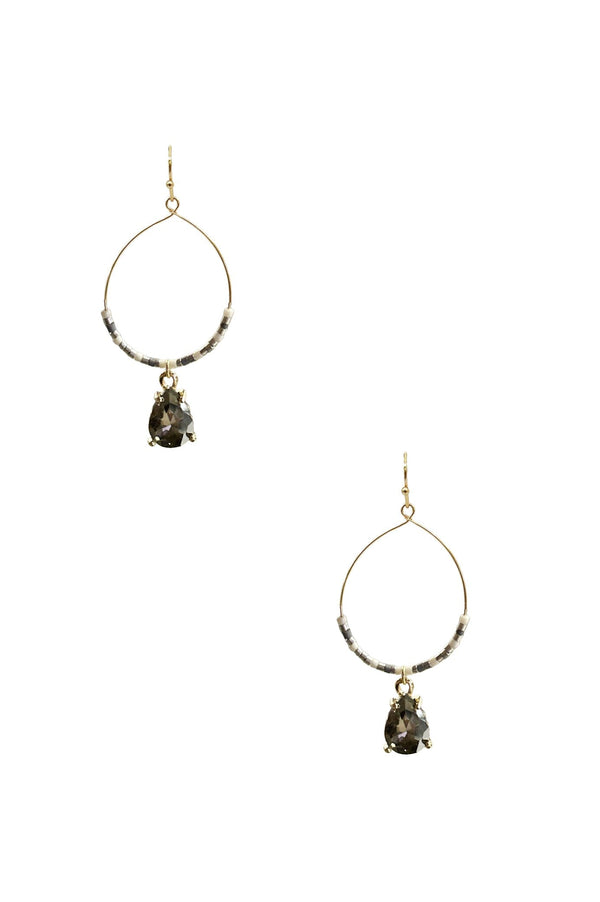 Arden Earrings Grey Earrings