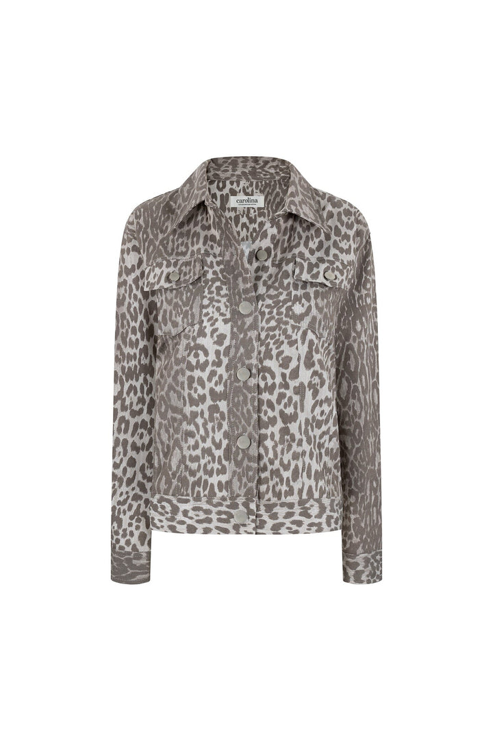 Aubree Animal Print Jacket Jacket