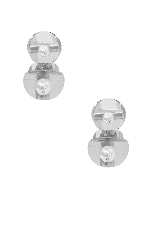 Belen Pearl Earrings Silver Earrings