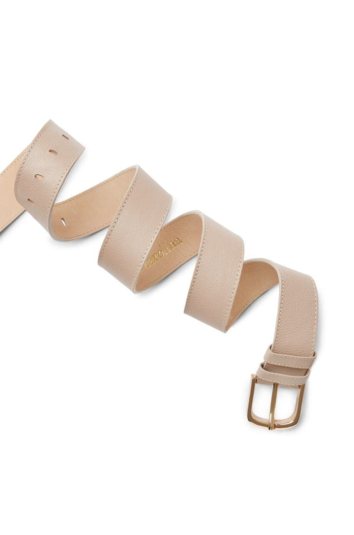 Jeans Belt Nude Soft Leather Belts