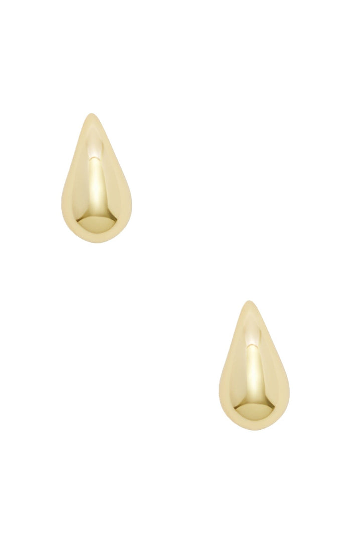 Comma Earrings Gold Stud Earrings