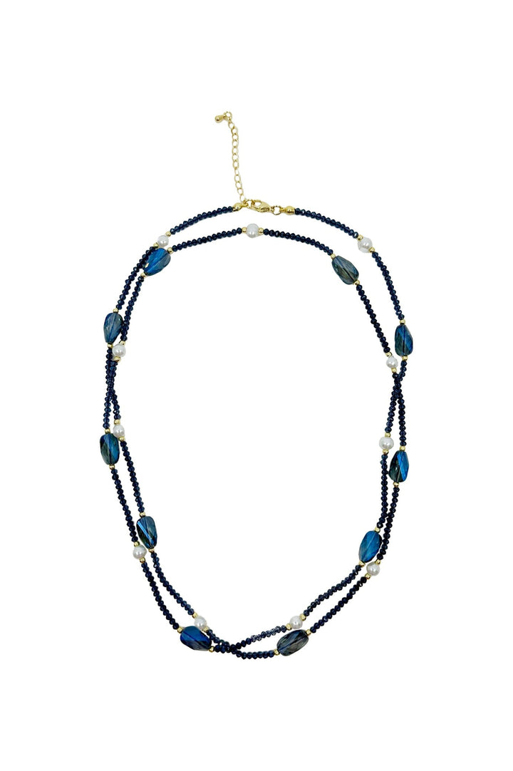 Hebe Necklace Navy Necklace