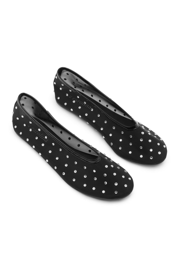 Jade Ballet Flats Black Shoes