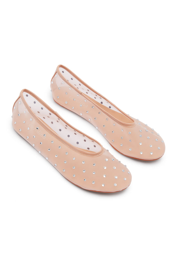 Jade Ballet Flats Nude Shoes