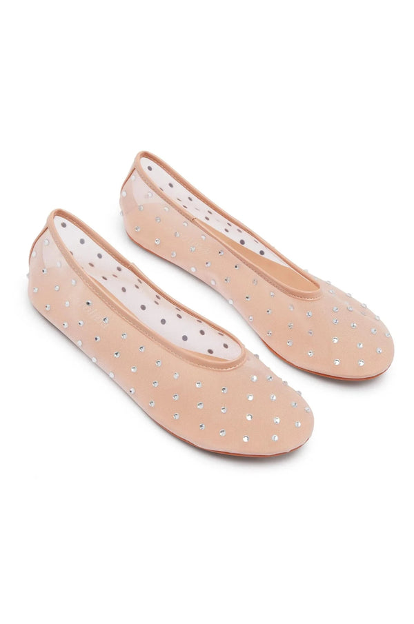 Jade Ballet Flats Nude Shoes