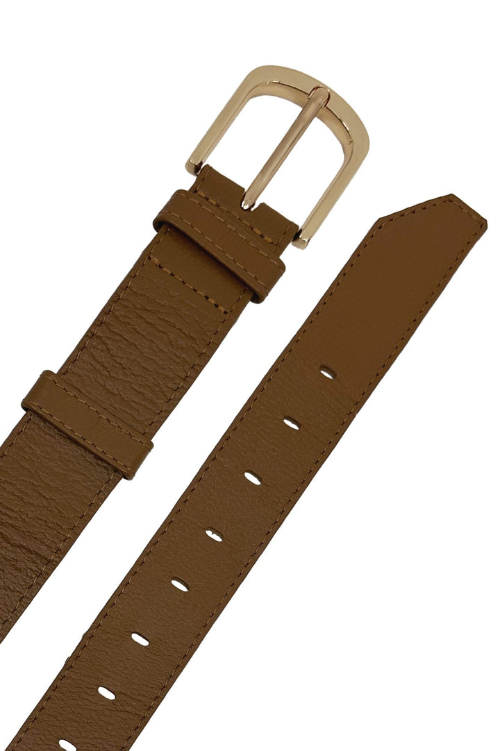 Jeans Belt Tan Soft Leather Belts