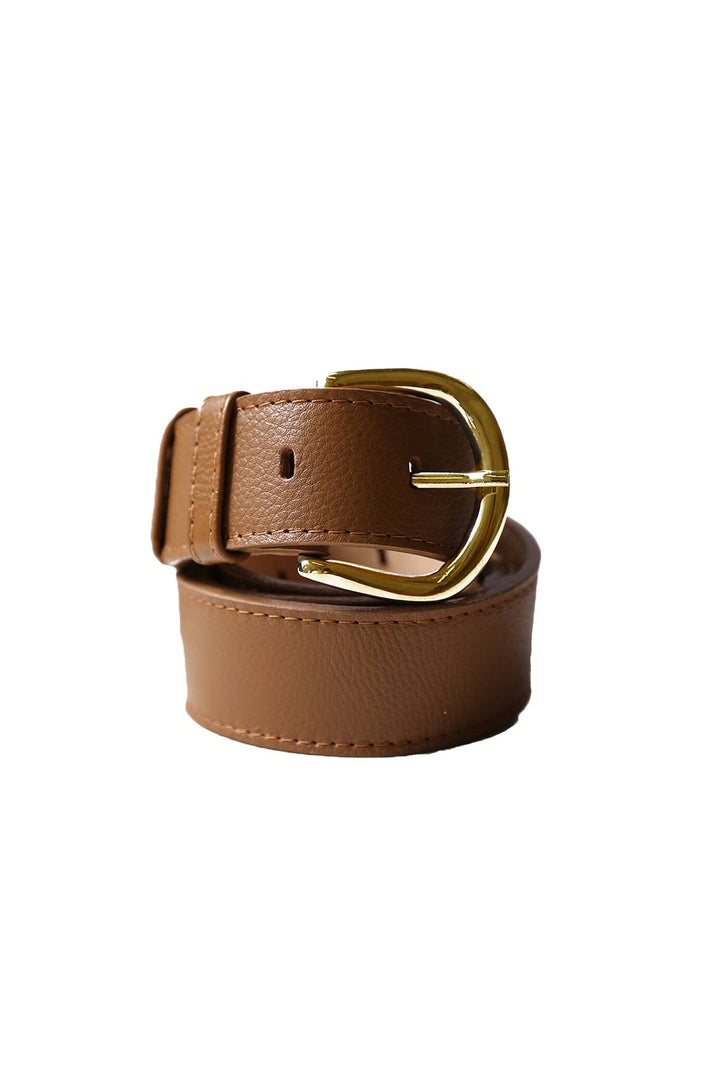 Jeans Belt Tan Soft Leather Belts