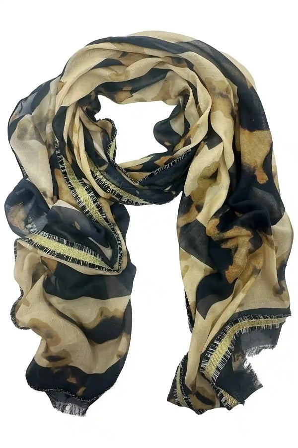 Jennesa Modal Scarf Black Scarves