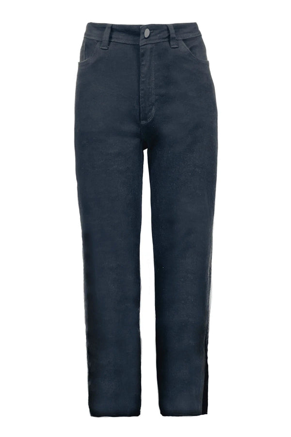 Katya Jeans Black High Rise Denim Pants