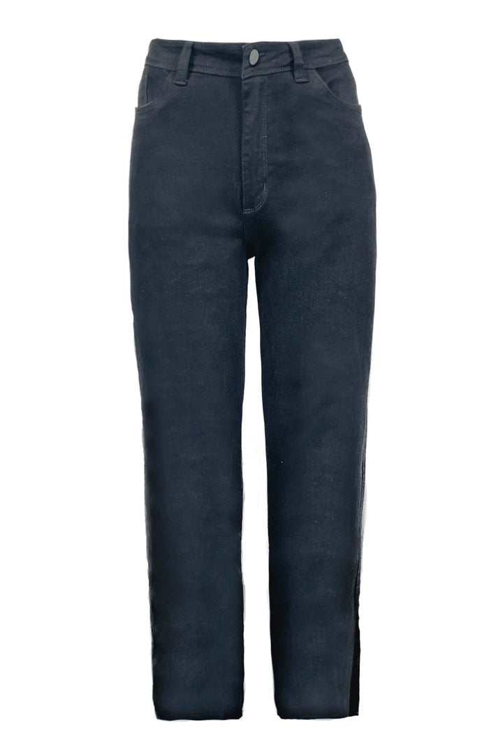 Katya Jeans Black High Rise Denim Pants