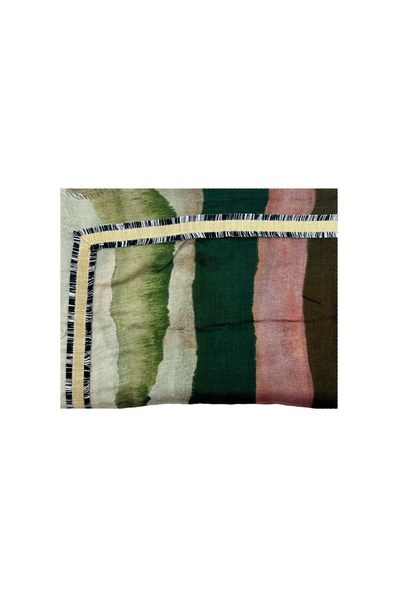 Landy Modal Scarf Multicolour Olive Modal Scarf