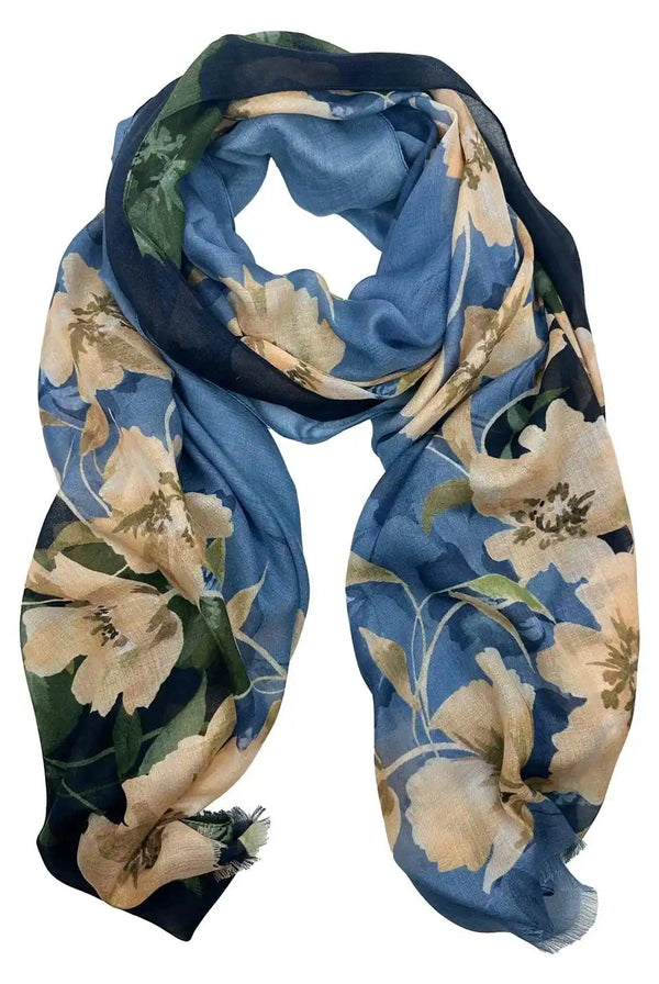 Lila Modal Scarf Navy Scarves