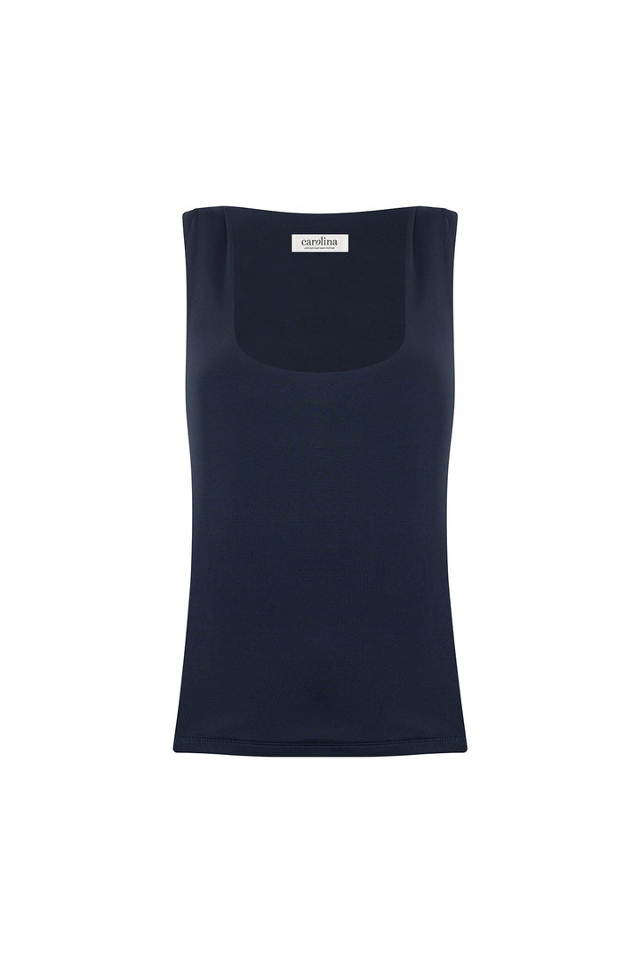 Lina Top Navy Tops