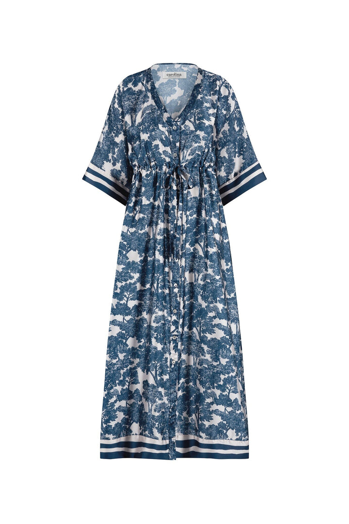 Lisa Short Sleeve Dress Navy Dress