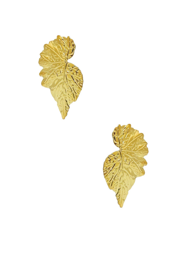 Lylah Leaf Earrings Gold Earrings