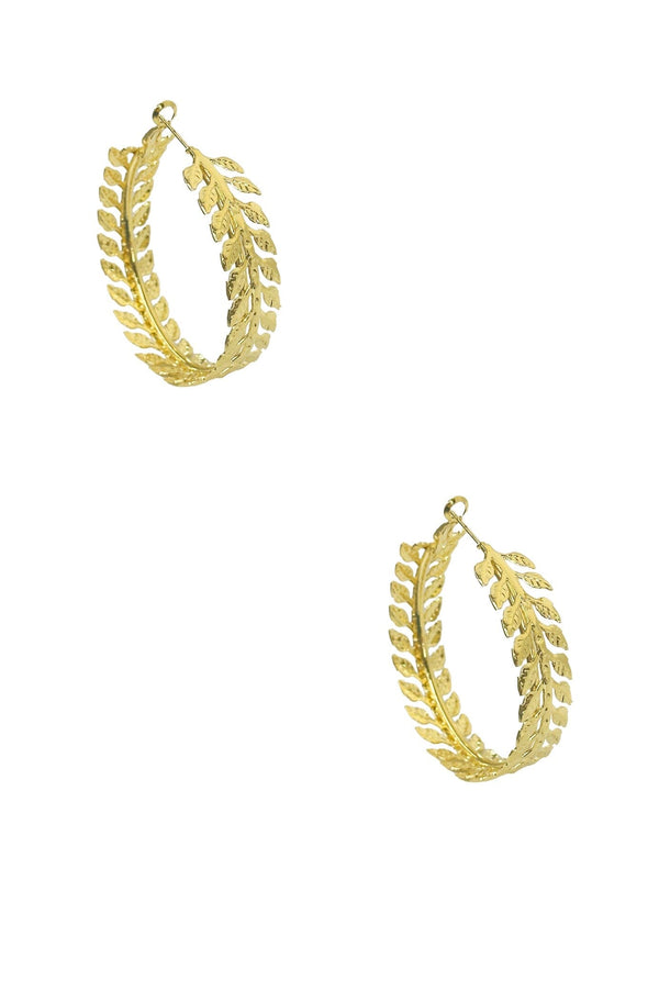 Madelina Hoop Earrings Gold Earrings