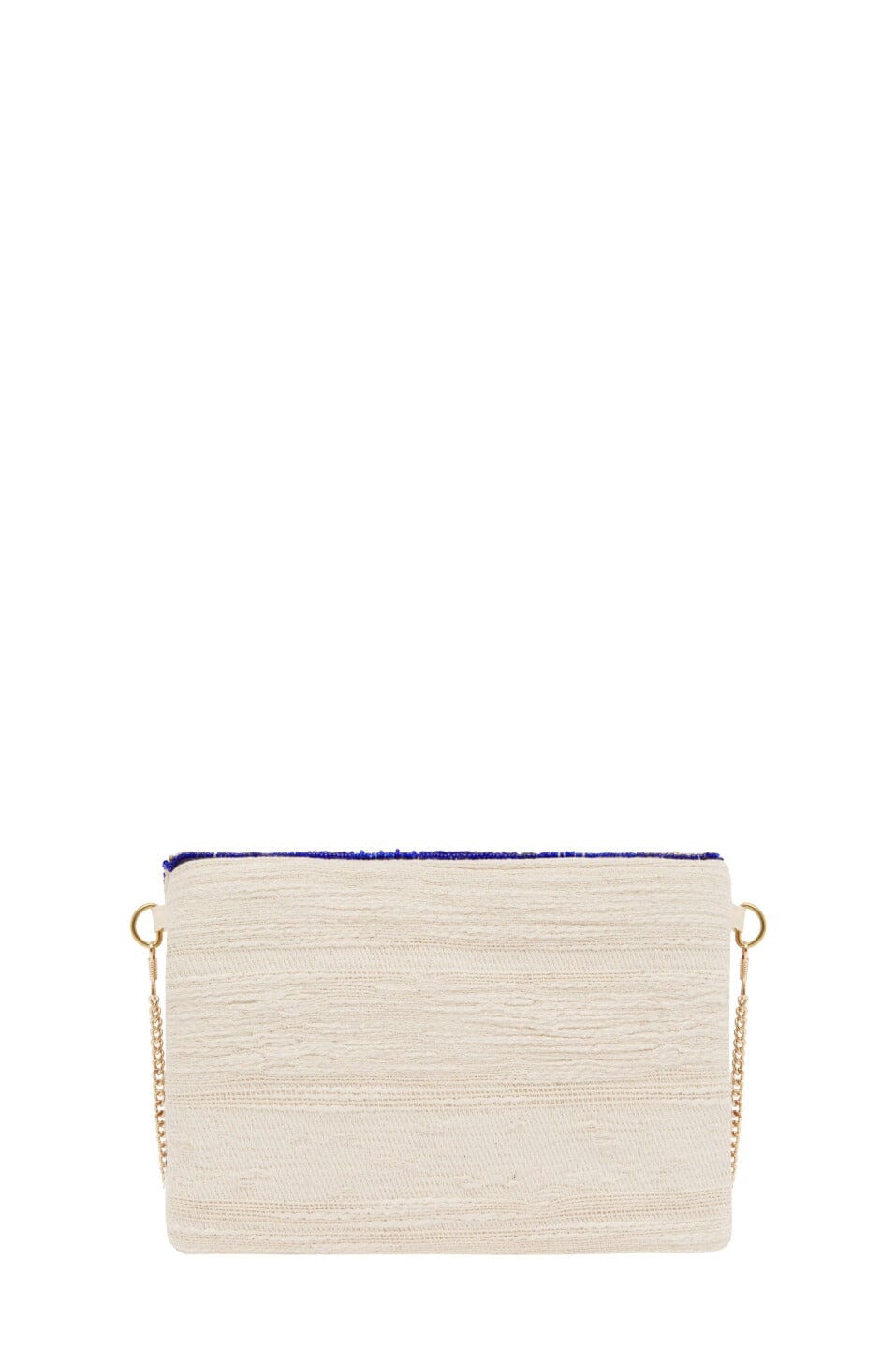 Marina Sequinned & Beaded Crossbody Clutch Bag Navy Handbags