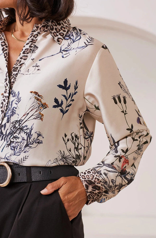 Meadow Floral Top Tops