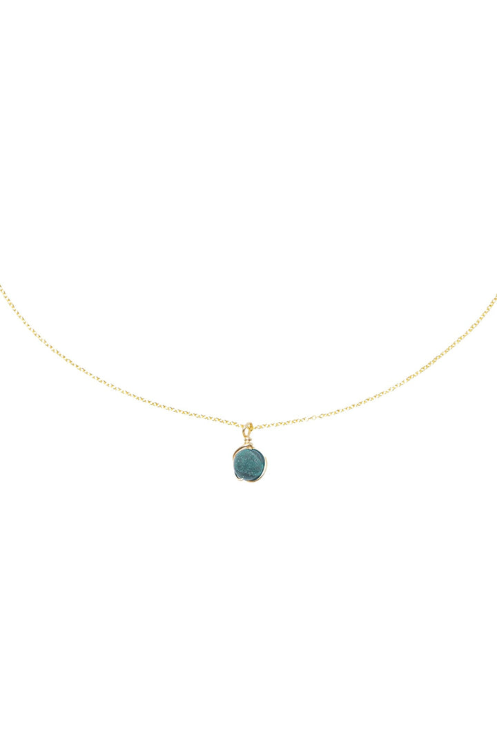 Miriam Necklace Teal Necklace