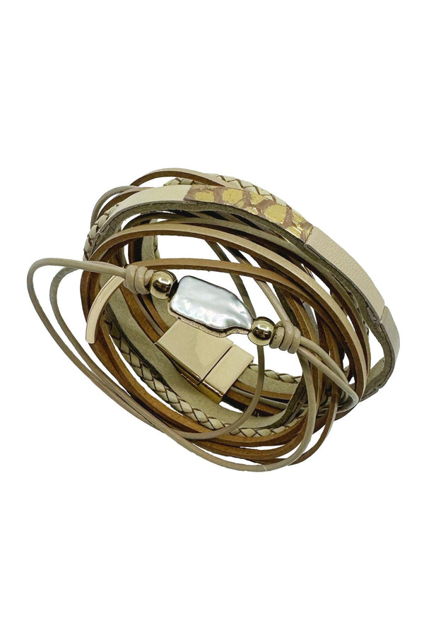 Orla Wrap Bracelet Light Gold Bracelet