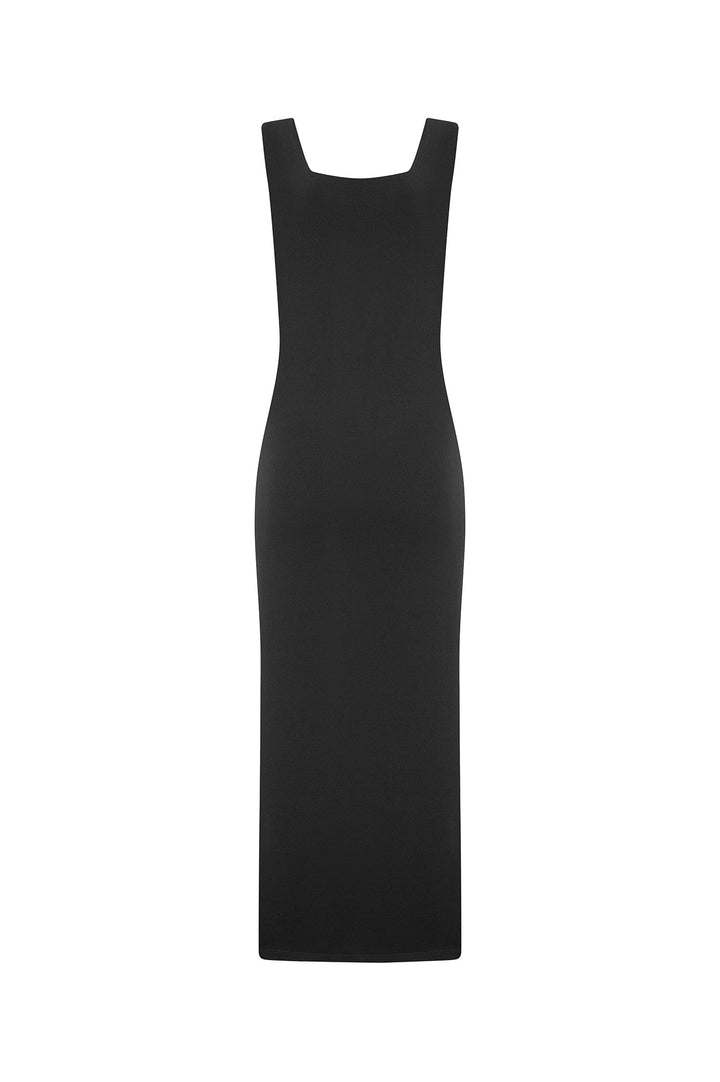 Portofino Sleeveless Midi Dress Black Dress
