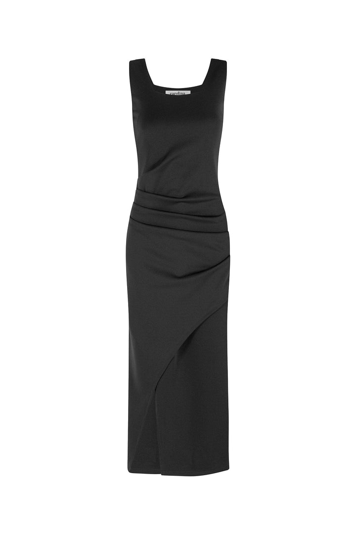 Portofino Sleeveless Midi Dress Black Dress