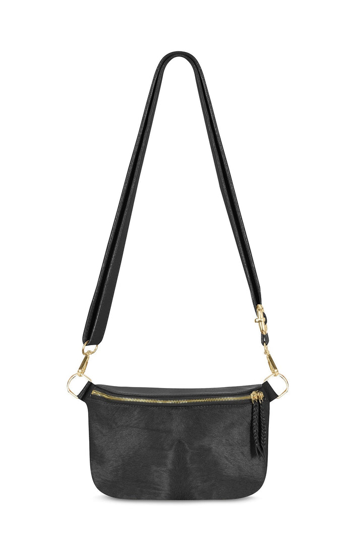 Ramona Leather Handbag Black Cowhide Leather