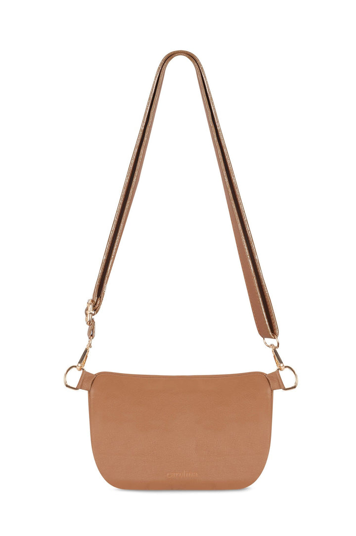 Ramona Leather Handbag Tan Crossbody Bag