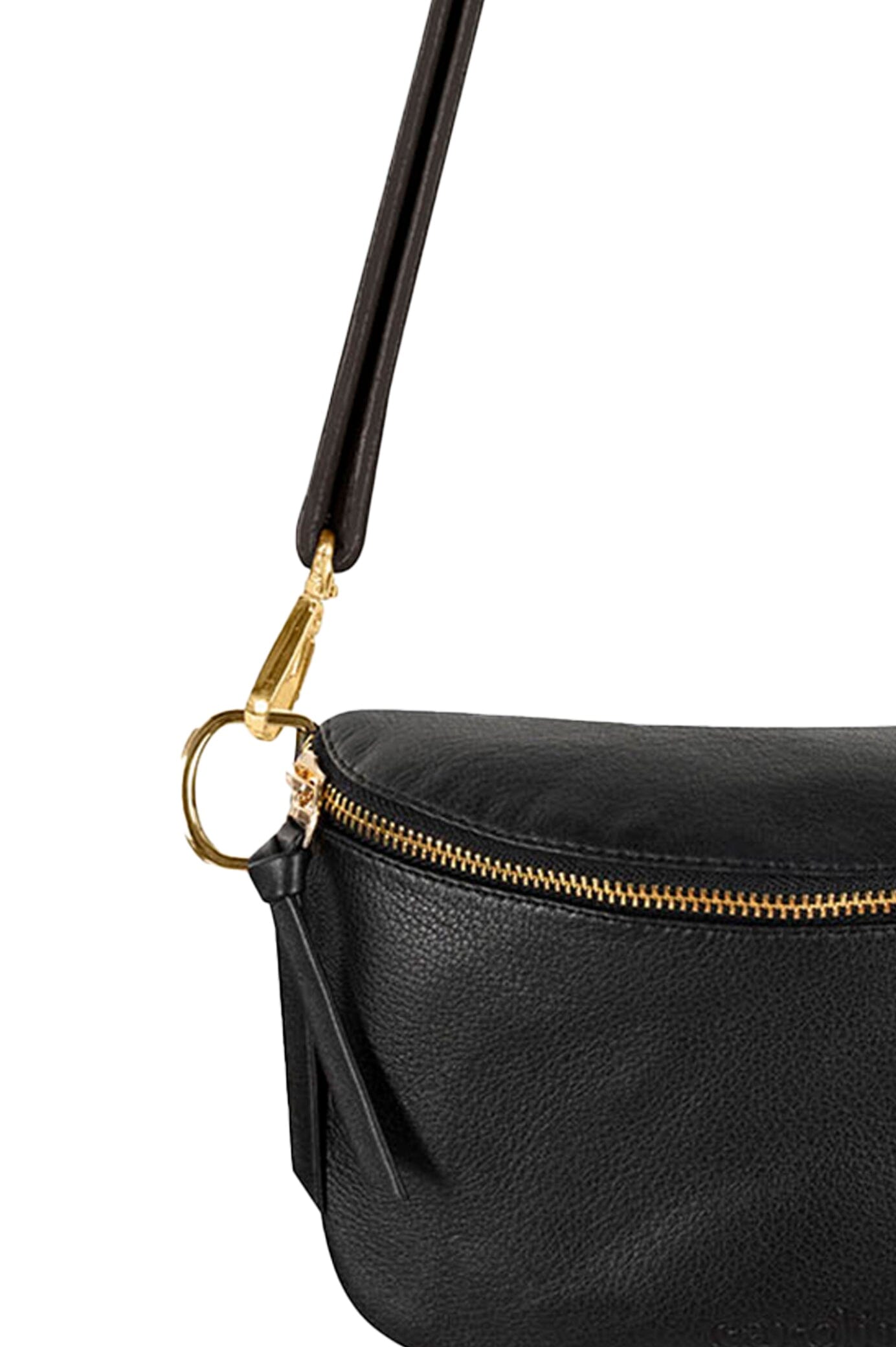 Ramona Small Leather Handbag Black Carolina