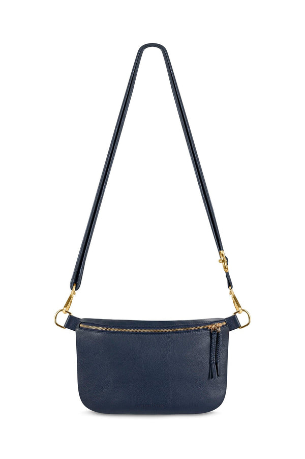 Ramona Leather Handbag Navy Crossbody Bag