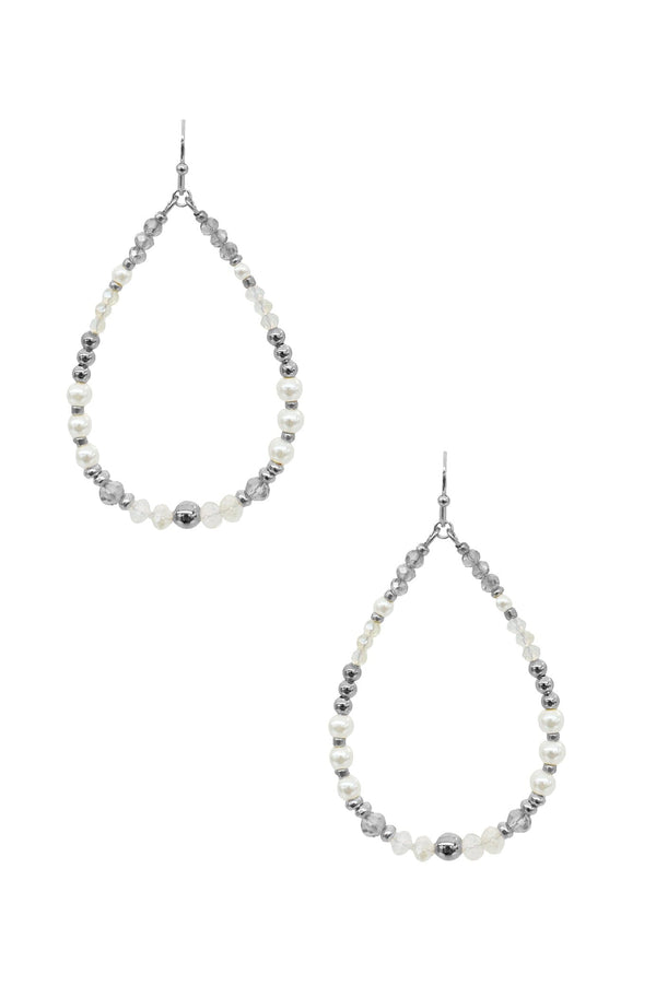 Rori Pearl Earrings Silver Earrings