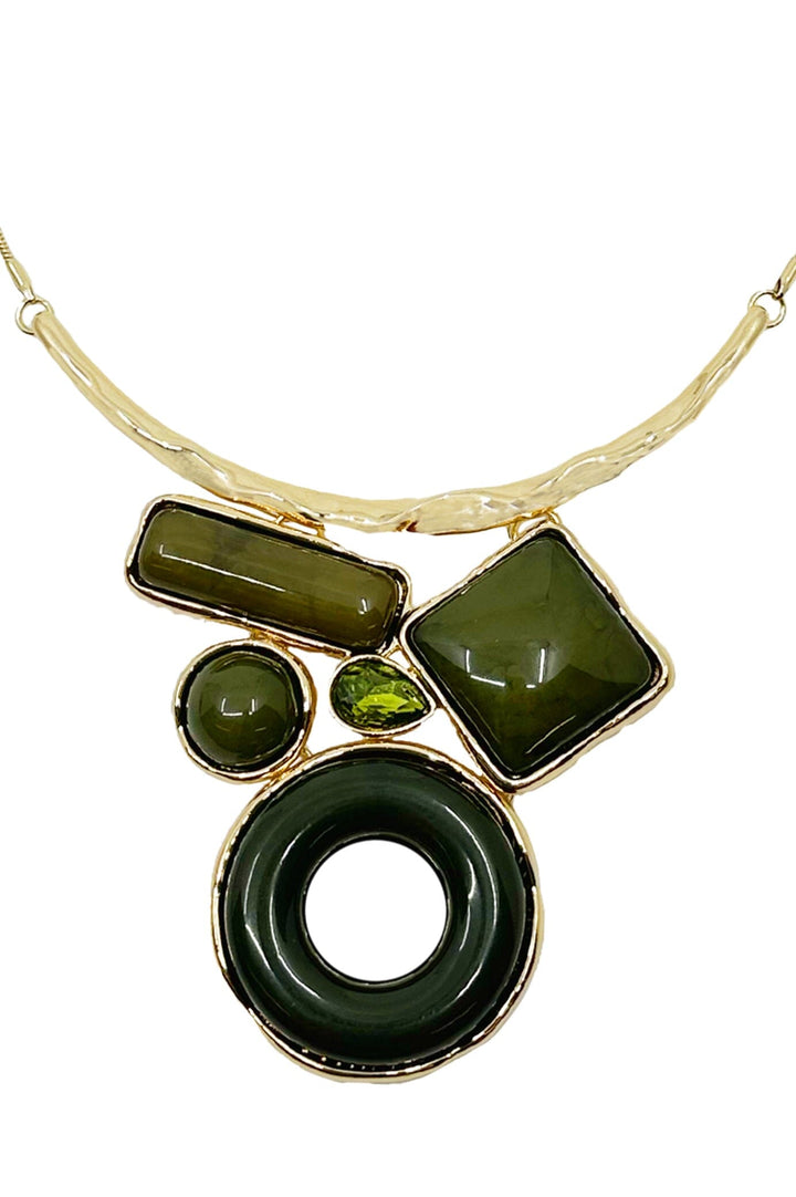 Samira Necklace Olive Necklace