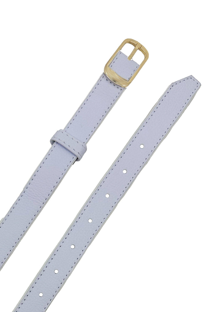 Skinny Belt White Belts