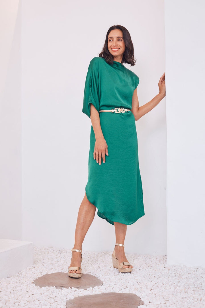 St Tropez Dress Emerald st tropez