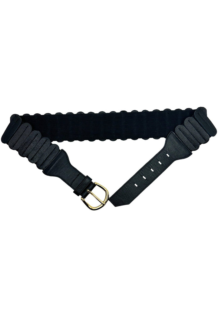 Tatiana Elasticated Belt Black Belts