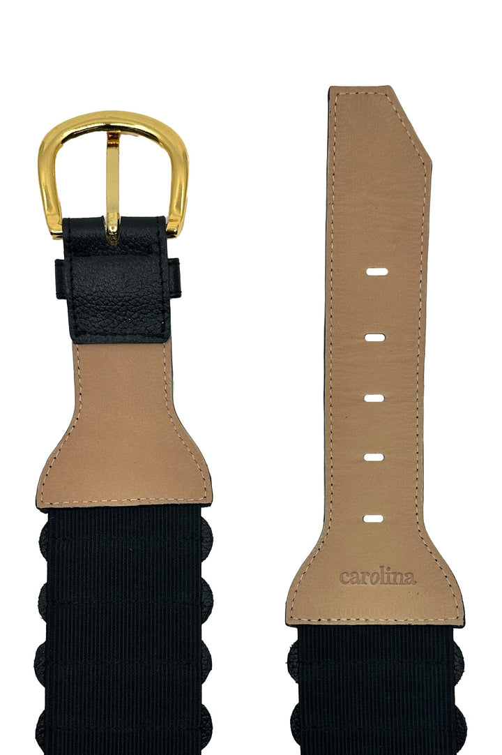 Tatiana Elasticated Belt Black Belts