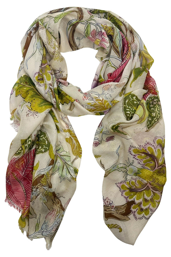 Valeria Modal Scarf Ivory Scarves