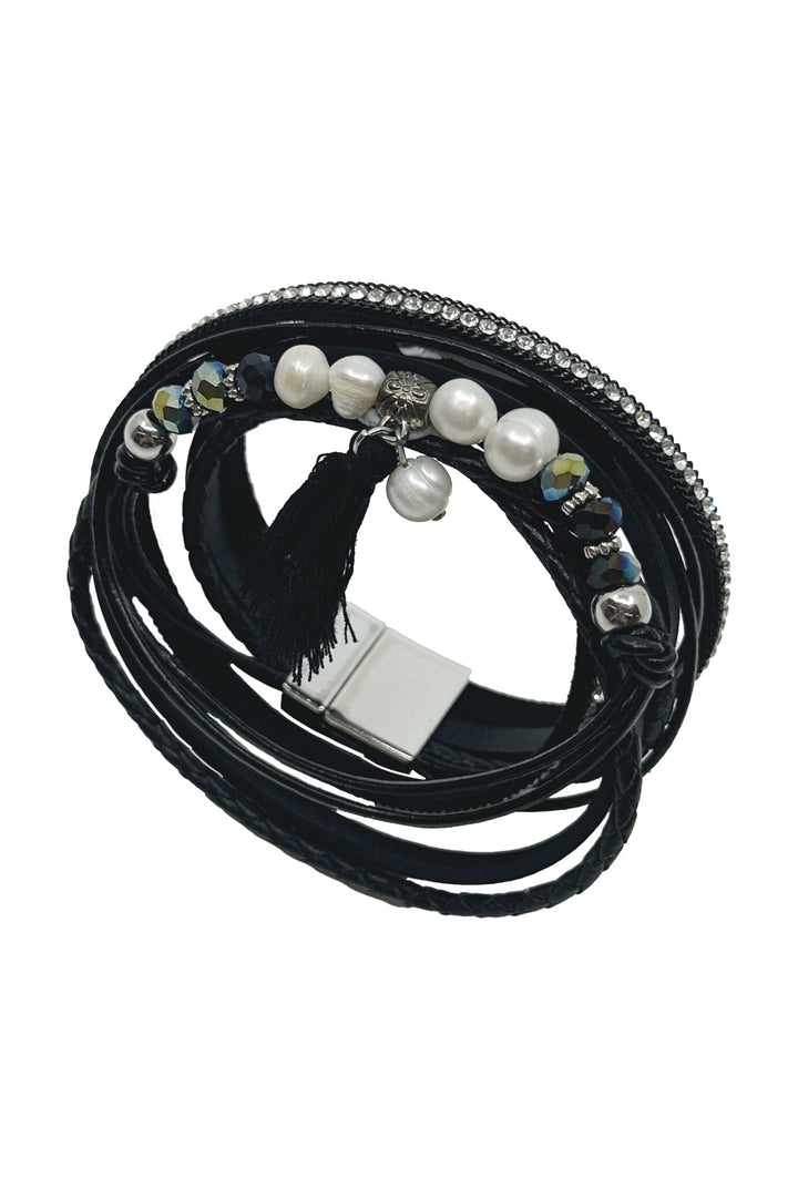 Winslow Wrap Bracelet Black Bracelet