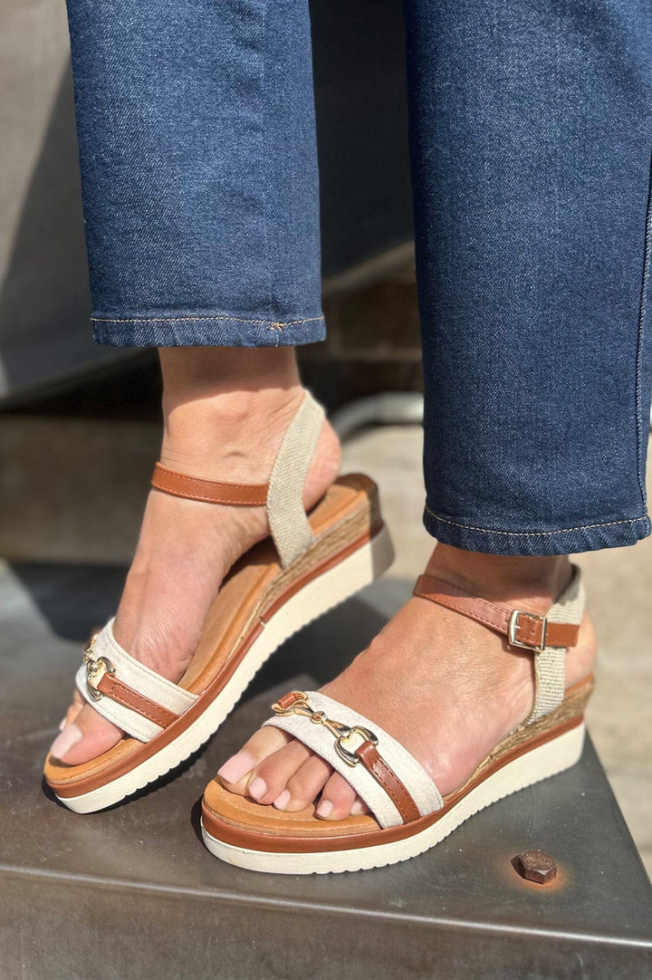 Kassandra Wedges Natural Shoes