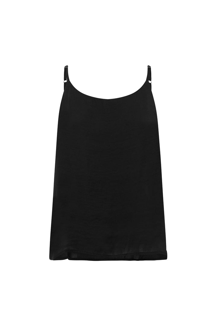 Ana Camisole Top Black Tops