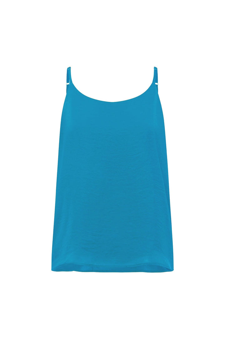 Ana Camisole Top Capri Blue Tops