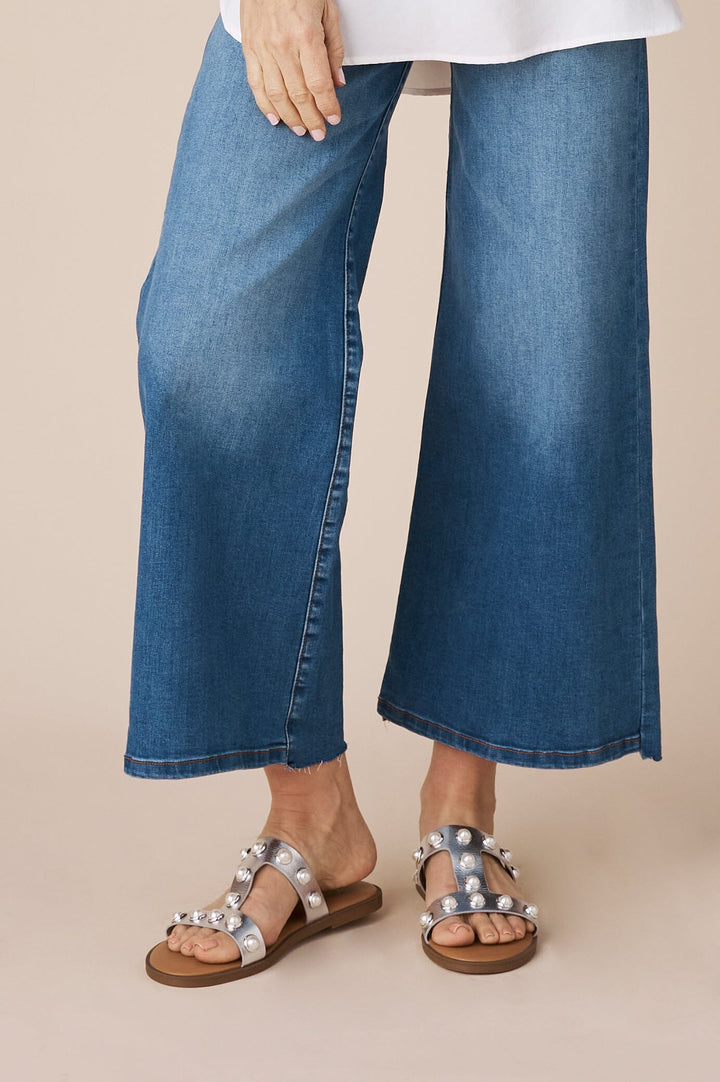 Cammy High Rise Wide Leg Denim Jeans Denim Pants