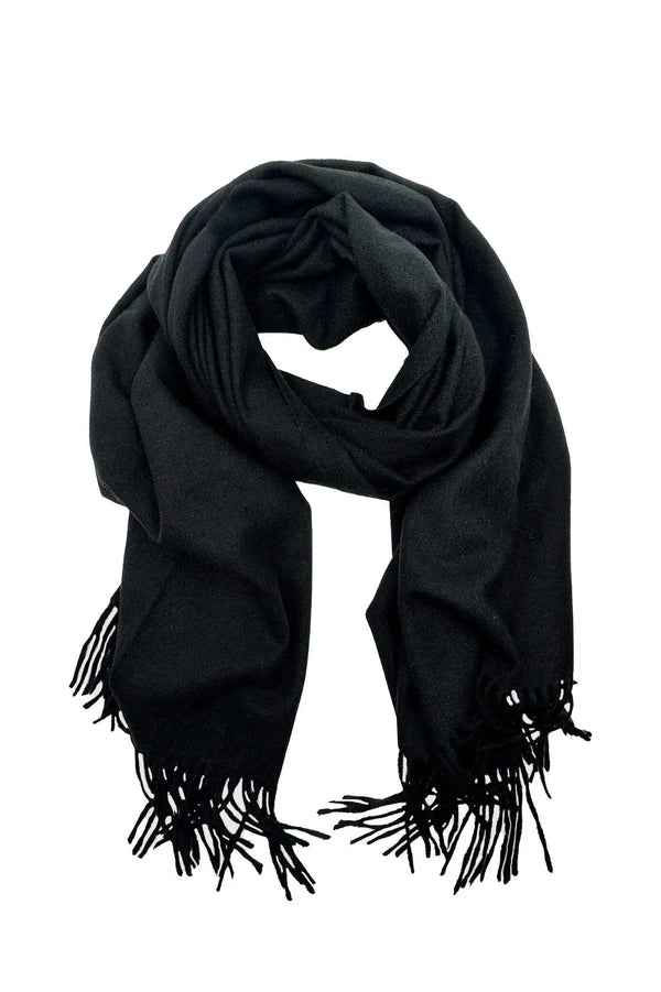 Capri Cashmere Scarf Black Scarves