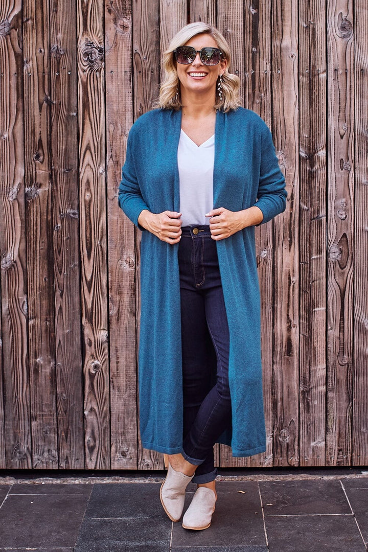 Gracelyn Cardigan Sapphire Blue Knitwear