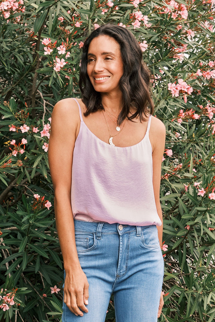 Ana Camisole Top Lilac Tops