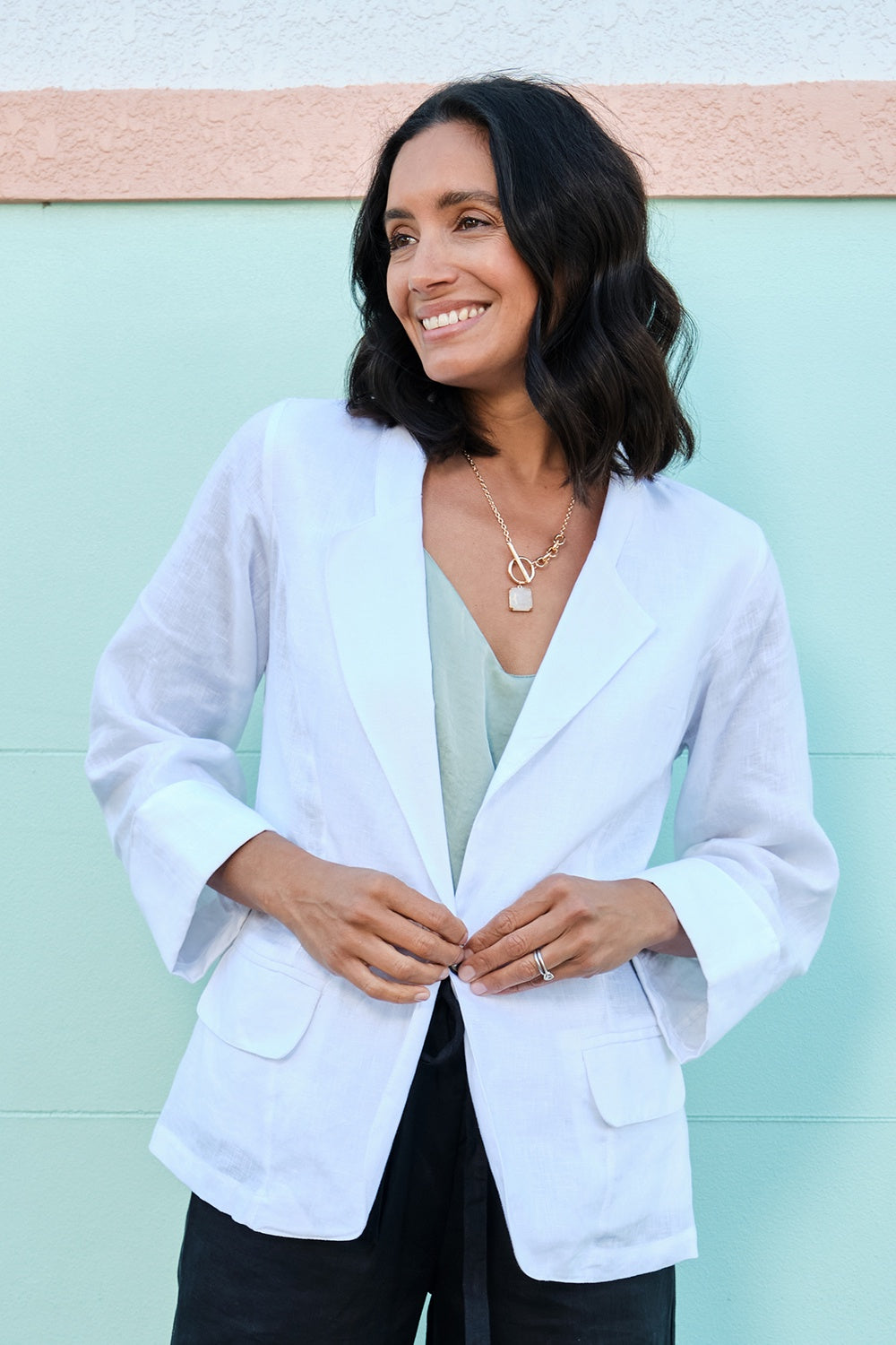 White linen hot sale jacket australia