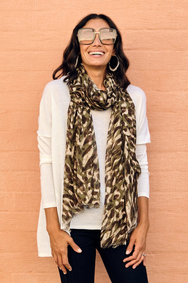 Ameli modal Scarf Olive Scarves